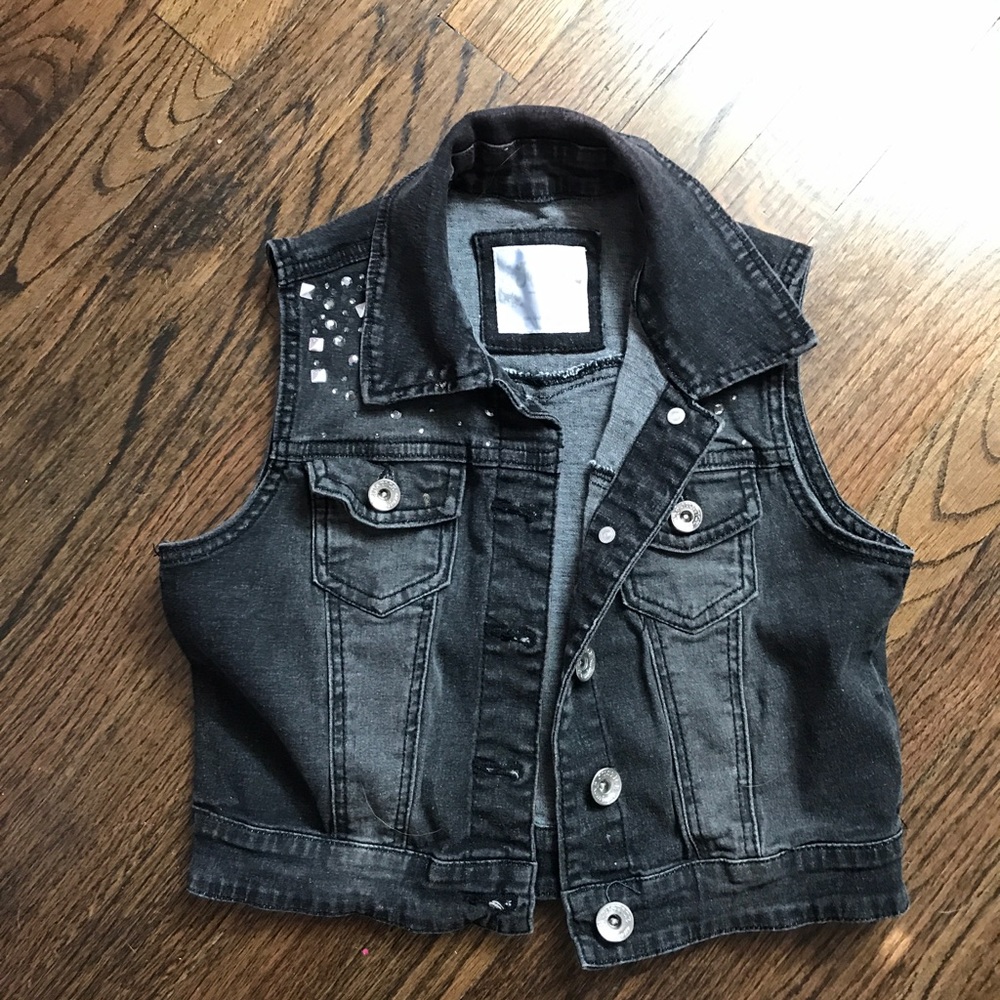 Girl Justice Jean Vest Size 10
